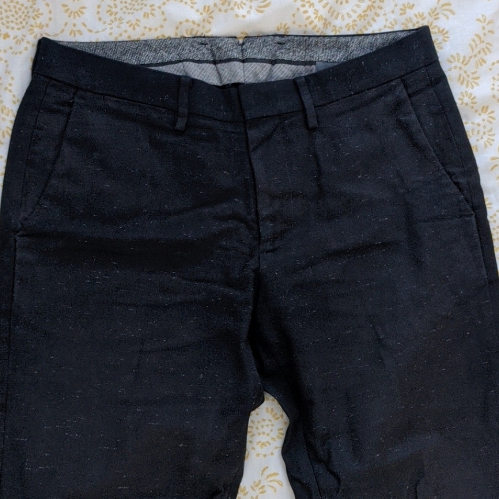 Bonobos Jetsetter Speckled Black Twill Trouser